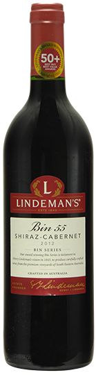 Image of Bottle of 2012, Lindeman's, Bin 55, Shiraz-Cabernet, Australia